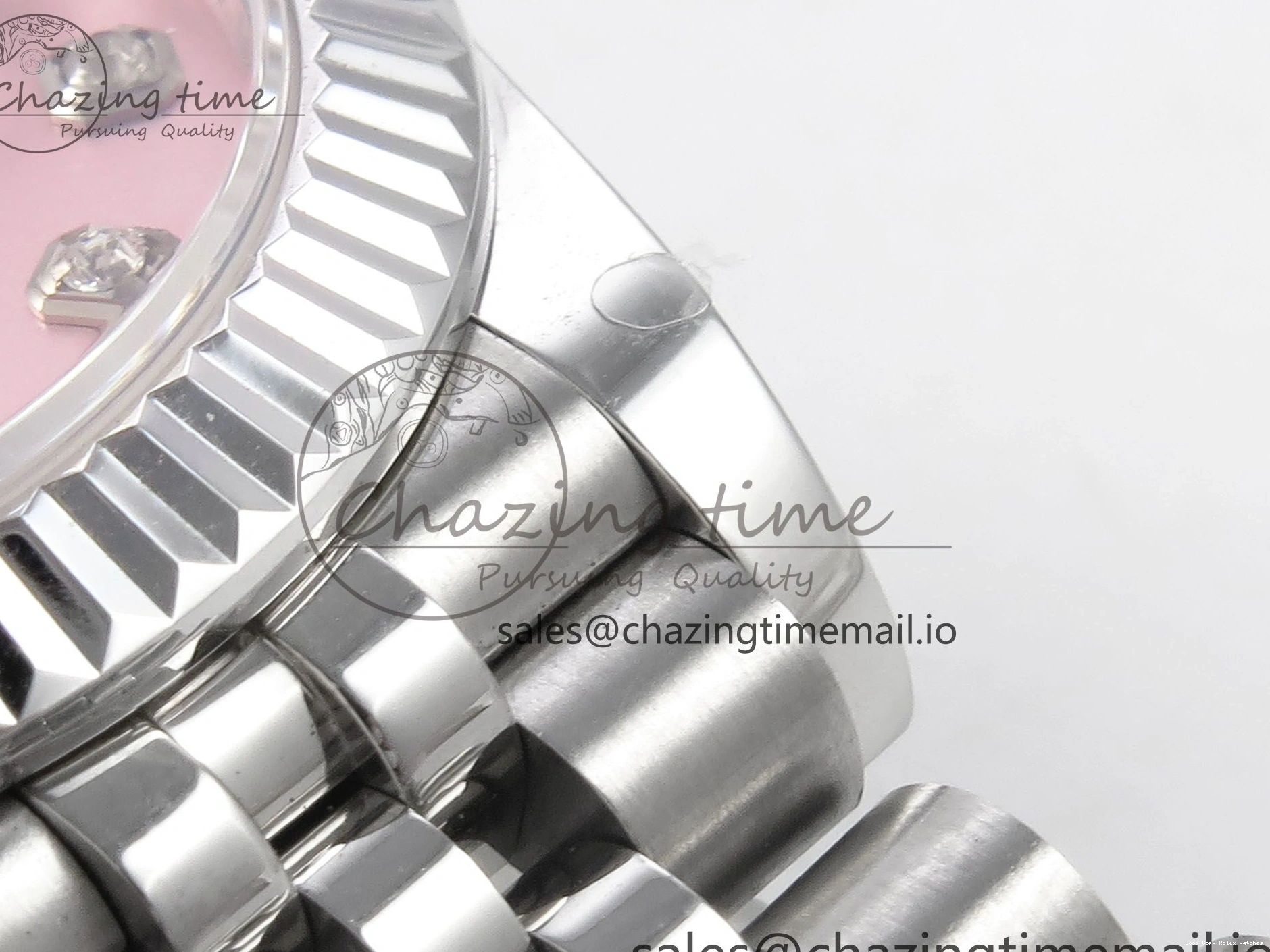 Best AAA Replica Sites A Best Bracelet Steel 1:1 GMF Diamonds 278274 Jubilee DateJust Fashionable Pink Dial on 31 SS Edition 904L 1164 0110